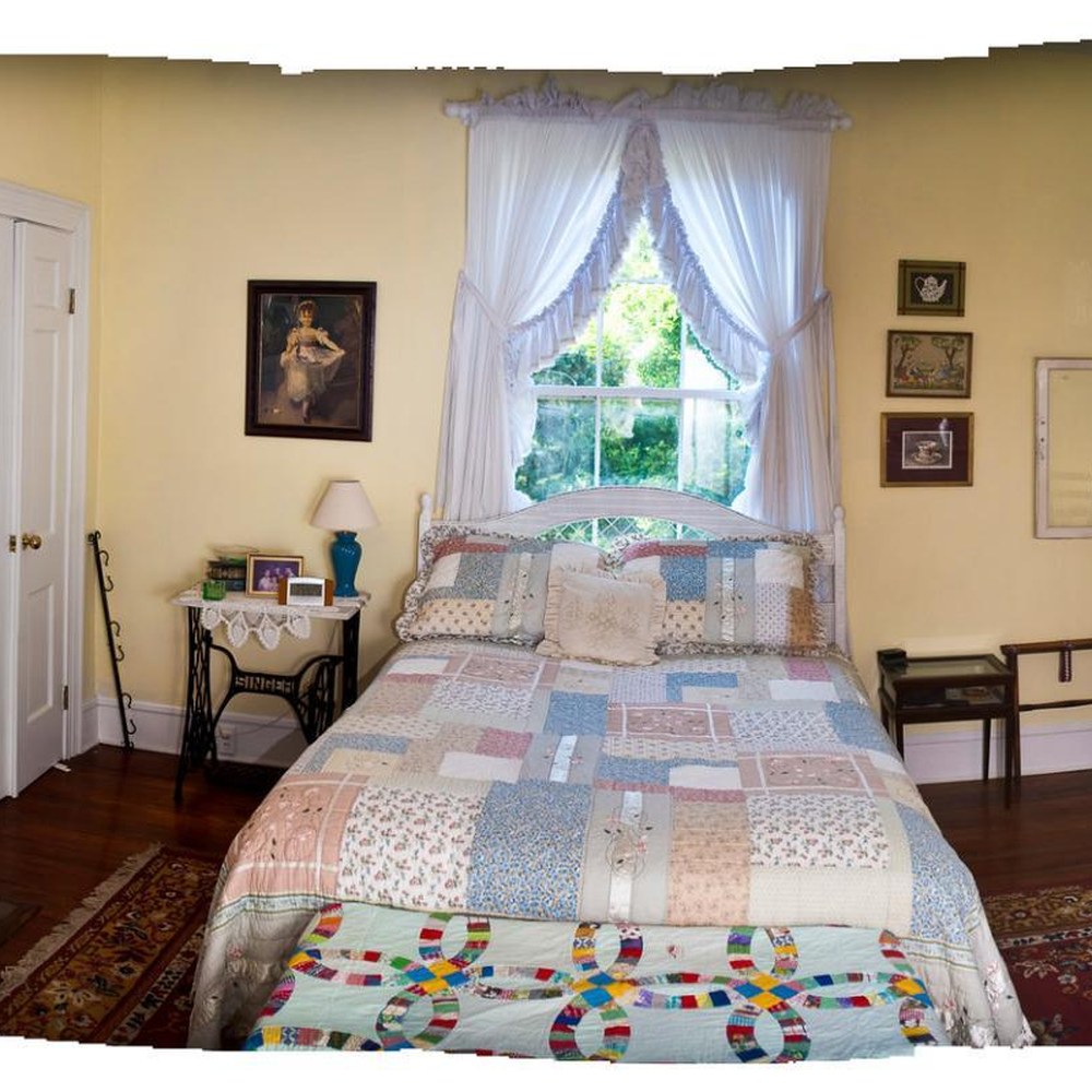 Guest bedroom prepared for arrival